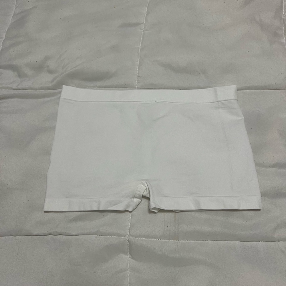 white tiny shorts